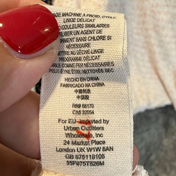 Free People Days Of Romance Top Blouse Boho Peasant Dolman Sleeve M Medium - Picture 8 of 12